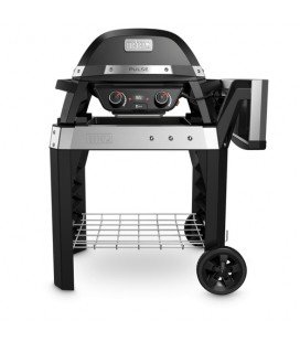 Weber Pulse 2000 Barbecue Elettrico con Carrello/Stand Nero, Argento 2200 W 85010053