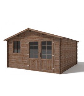 Esterni da Vivere Casetta Ines, Legno in Abete, 14.14 m2, 400 x 400 x 250 cm, casetta da giardino